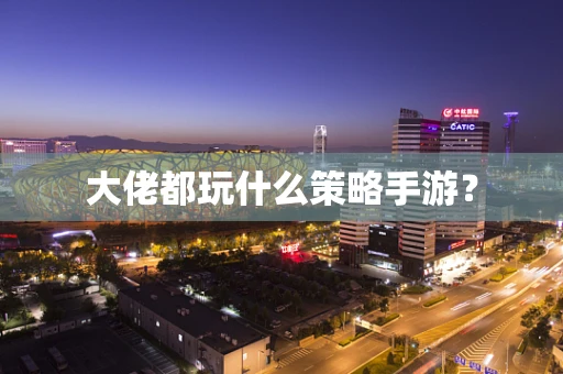 大佬都玩什么策略手游？