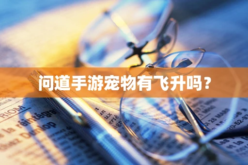 问道手游宠物有飞升吗？