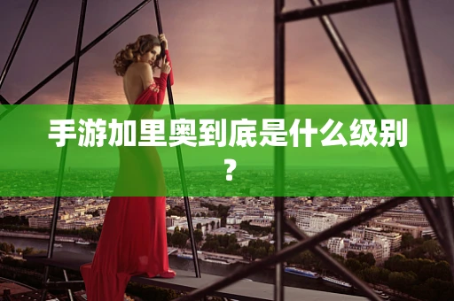 手游加里奥到底是什么级别？