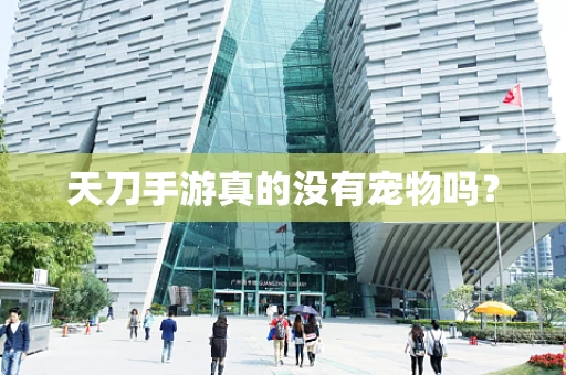 天刀手游真的没有宠物吗？
