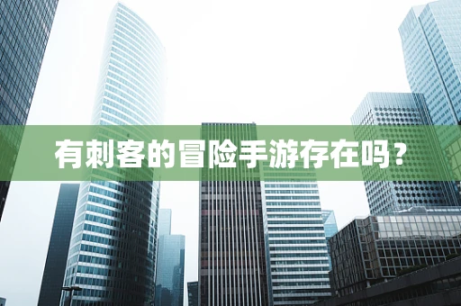 有刺客的冒险手游存在吗？