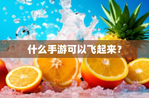 什么手游可以飞起来？