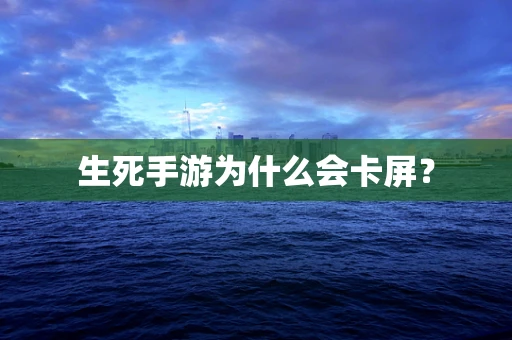 生死手游为什么会卡屏？
