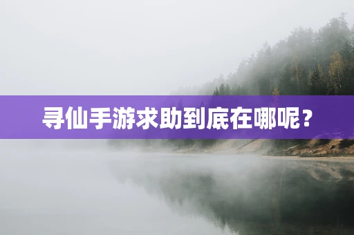 寻仙手游求助到底在哪呢？