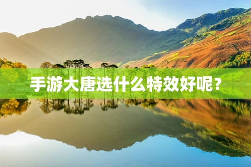 手游大唐选什么特效好呢？