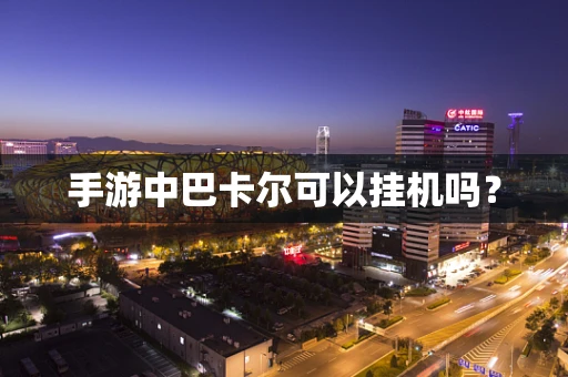 手游中巴卡尔可以挂机吗？