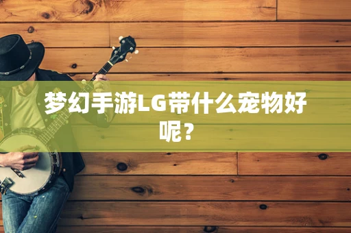 梦幻手游LG带什么宠物好呢？