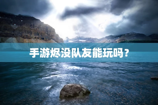 手游烬没队友能玩吗？