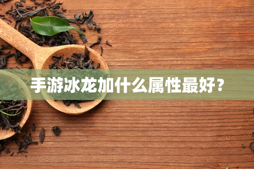 手游冰龙加什么属性最好？
