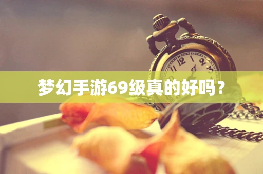 梦幻手游69级真的好吗？