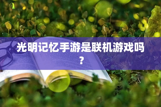 光明记忆手游是联机游戏吗？