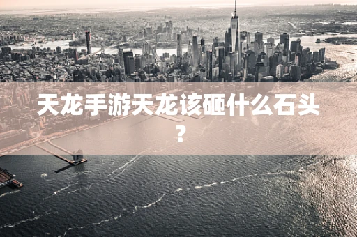 天龙手游天龙该砸什么石头？