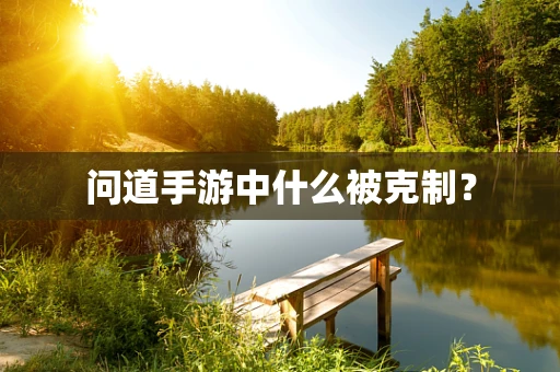 问道手游中什么被克制？