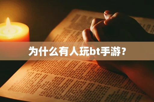 为什么有人玩bt手游？