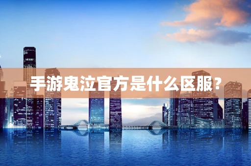 手游鬼泣官方是什么区服？