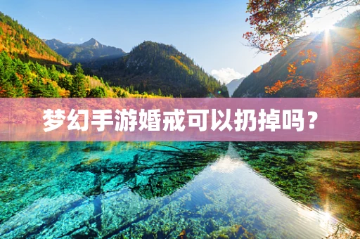 梦幻手游婚戒可以扔掉吗？