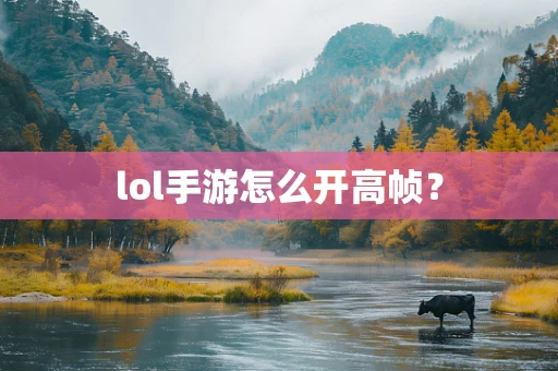 lol手游怎么开高帧？