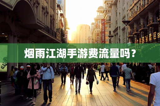 烟雨江湖手游费流量吗？