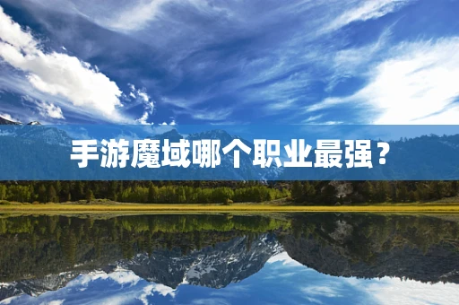 手游魔域哪个职业最强？