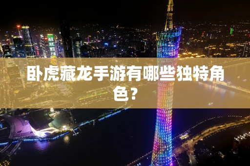 卧虎藏龙手游有哪些独特角色？