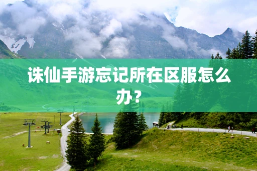 诛仙手游忘记所在区服怎么办？